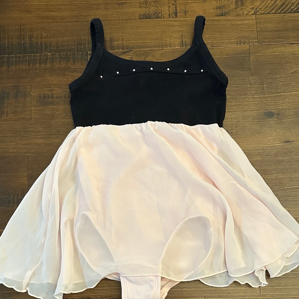 Freestyle Black and Pink Kids Dance Costume